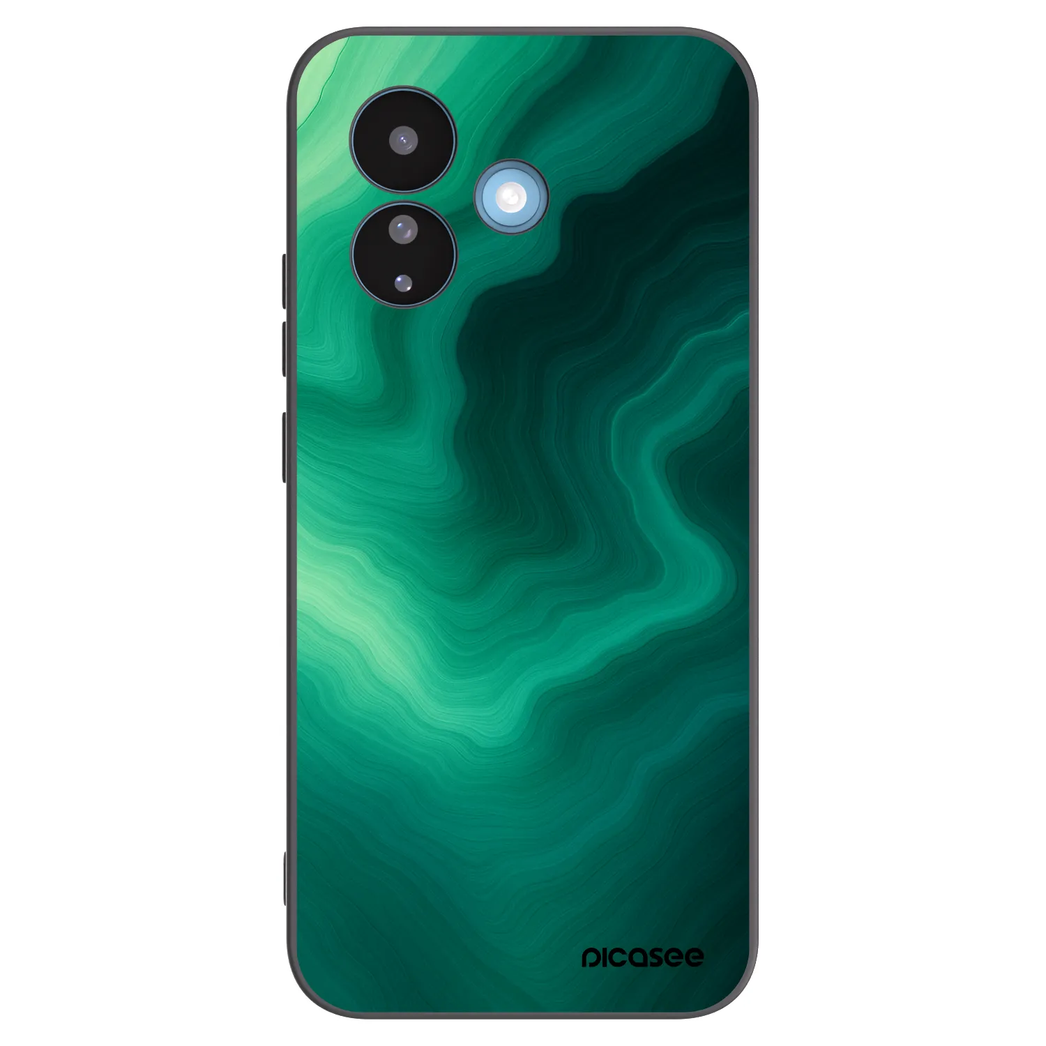 Picasee husă neagră din silicon pentru Xiaomi Redmi Note 17 Pro 5G - Malachite