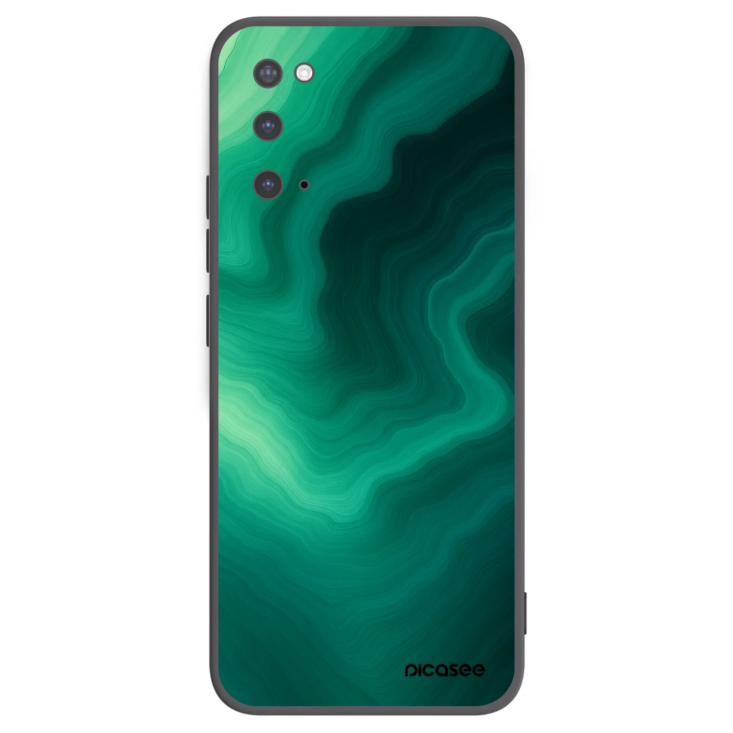 Picasee husă neagră din silicon pentru Samsung Galaxy S20 G980F - Malachite