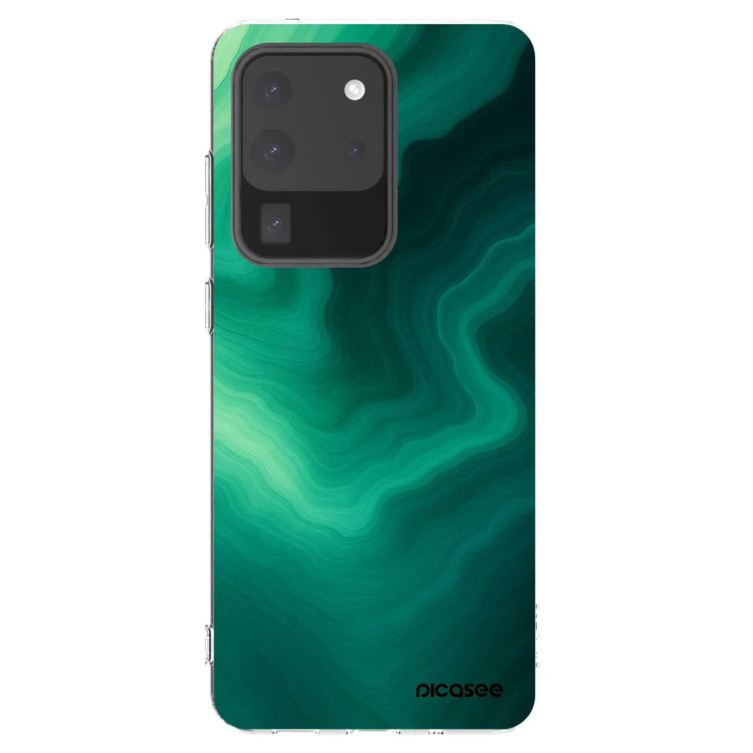 Picasee husă transparentă din silicon pentru Samsung Galaxy S20 Ultra 5G G988F - Malachite