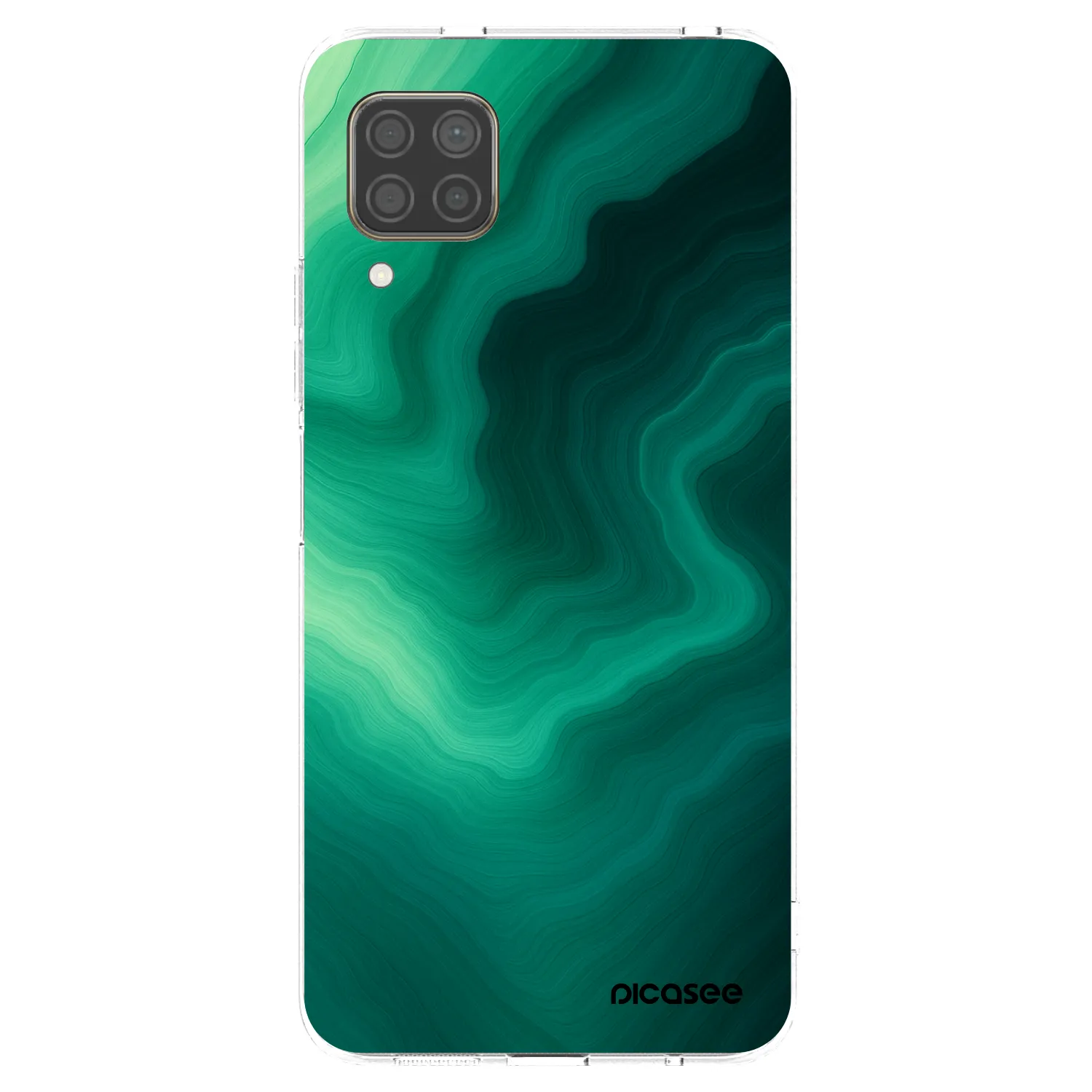 Picasee husă transparentă din silicon pentru Huawei P40 Lite - Malachite