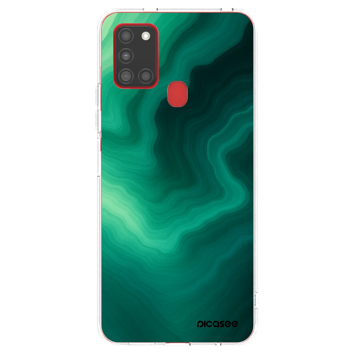 Picasee husă transparentă din silicon pentru Samsung Galaxy A21s - Malachite
