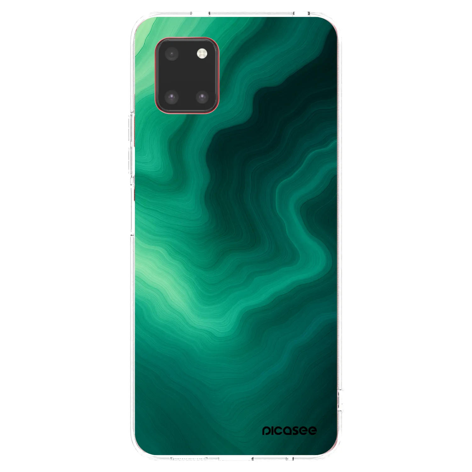 Picasee husă transparentă din silicon pentru Samsung Galaxy Note 10 Lite N770F - Malachite