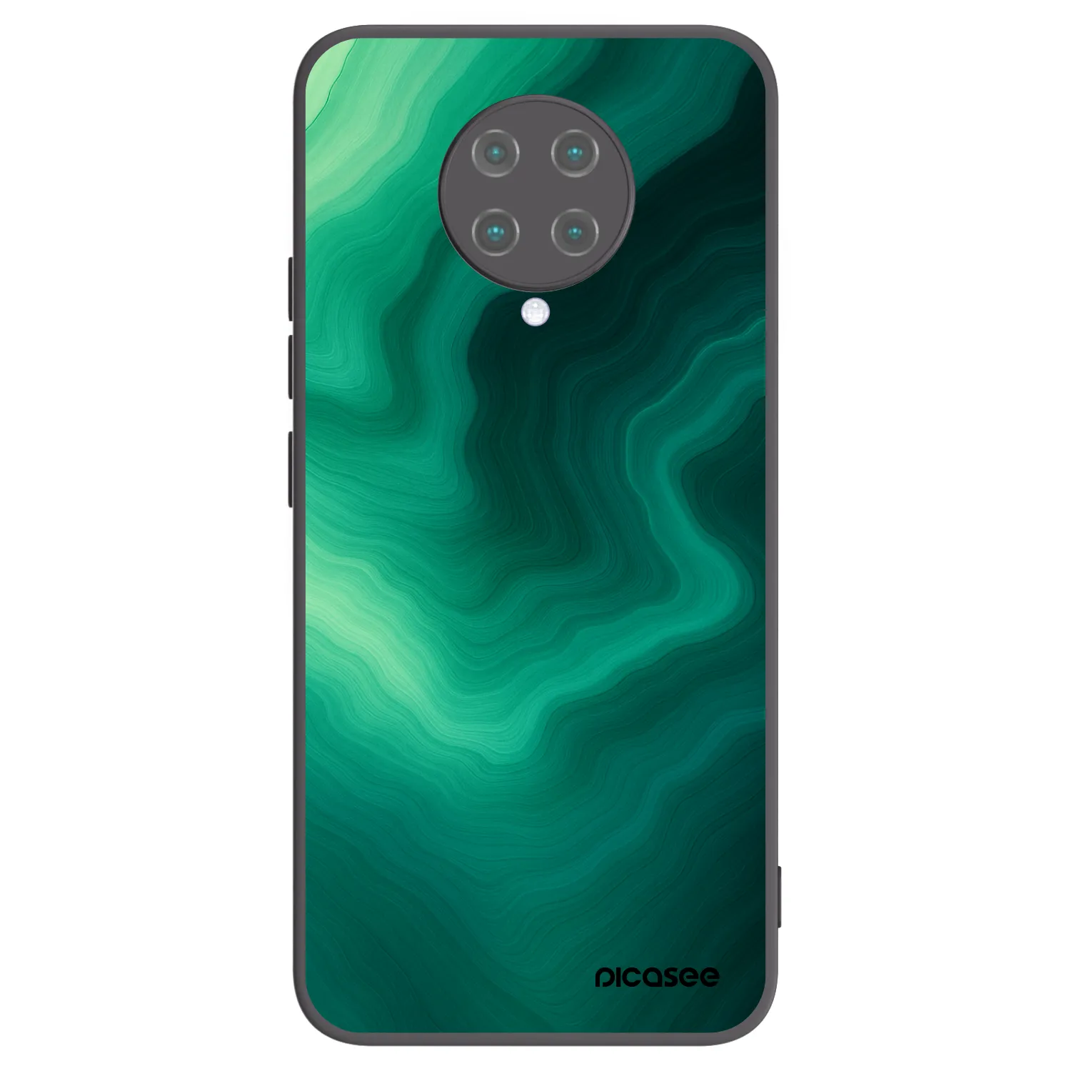 Picasee husă neagră din silicon pentru Xiaomi Poco F2 Pro - Malachite