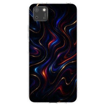 Picasee husă transparentă din silicon pentru Huawei Y5P - Noir