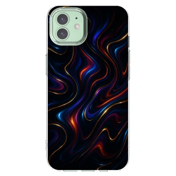 Picasee husă transparentă din silicon pentru Apple iPhone 12 Pro - Noir