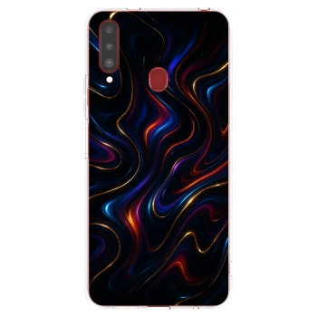 Picasee husă transparentă din silicon pentru Samsung Galaxy A20s - Noir