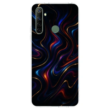 Picasee husă transparentă din silicon pentru Realme 6i - Noir