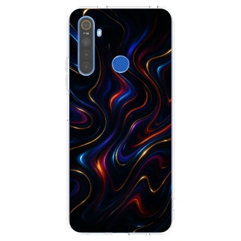 Picasee husă transparentă din silicon pentru Realme 5 - Noir
