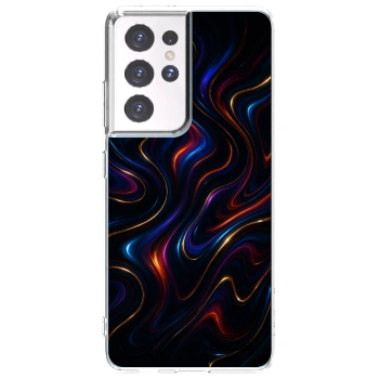 Picasee husă transparentă din silicon pentru Samsung Galaxy S21 Ultra 5G G998B - Noir
