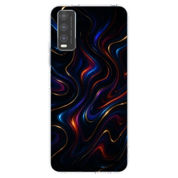 Picasee husă transparentă din silicon pentru Vivo Y20s - Noir