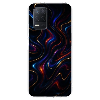 Picasee husă transparentă din silicon pentru Realme 8 5G - Noir