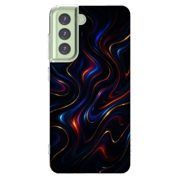 Picasee husă transparentă din silicon pentru Samsung Galaxy S21 FE 5G - Noir