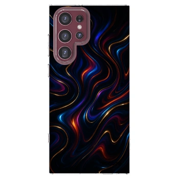 Picasee husă transparentă din silicon pentru Samsung Galaxy S22 Ultra 5G - Noir