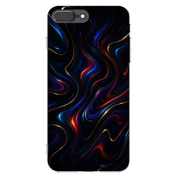 Picasee husă transparentă din silicon pentru Apple iPhone 8 Plus - Noir