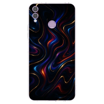 Picasee husă transparentă din silicon pentru Honor 8X - Noir