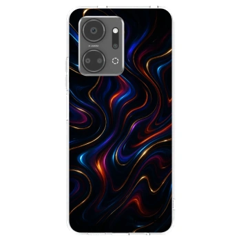 Picasee husă transparentă din silicon pentru Honor X7a - Noir