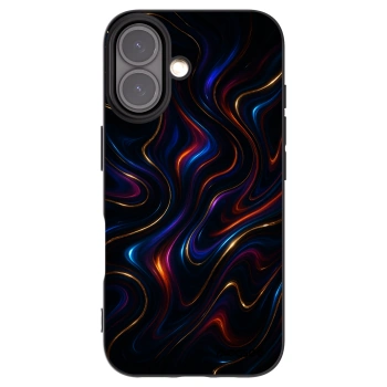 Picasee husă neagră din silicon pentru Apple iPhone 16 - Noir