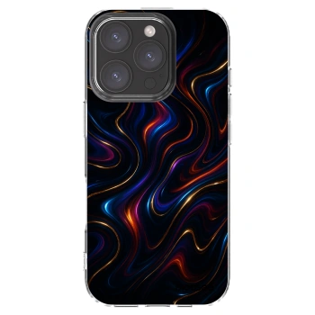 Picasee husă transparentă din silicon pentru Apple iPhone 16 Pro - Noir