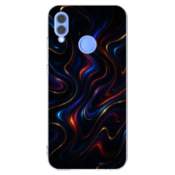 Picasee husă transparentă din silicon pentru Honor 10 Lite - Noir