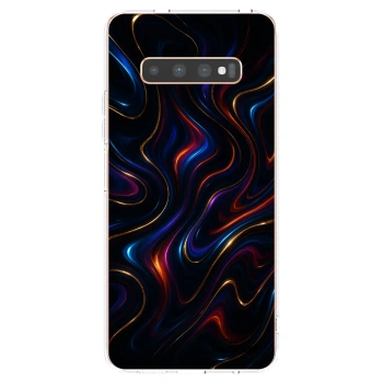 Picasee husă transparentă din silicon pentru Samsung Galaxy S10 Plus G975 - Noir