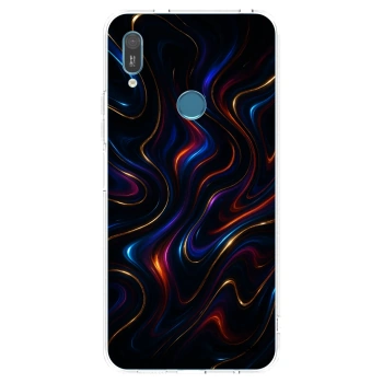Picasee husă transparentă din silicon pentru Huawei Y6 2019 - Noir