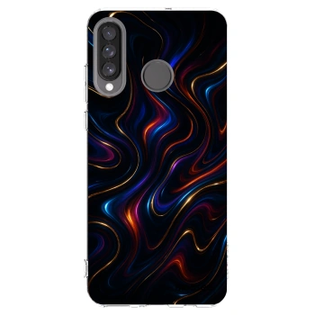 Picasee husă transparentă din silicon pentru Huawei P30 Lite - Noir