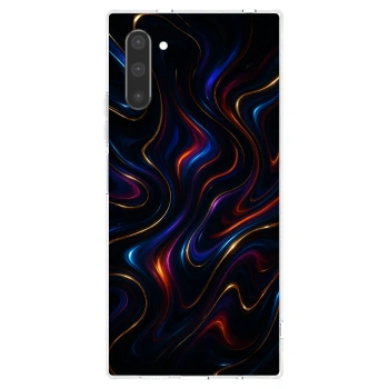 Picasee husă transparentă din silicon pentru Samsung Galaxy Note 10 N970F - Noir