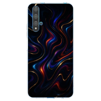 Picasee husă transparentă din silicon pentru Huawei Nova 5T - Noir
