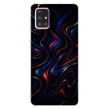Picasee husă transparentă din silicon pentru Samsung Galaxy A71 A715F - Noir
