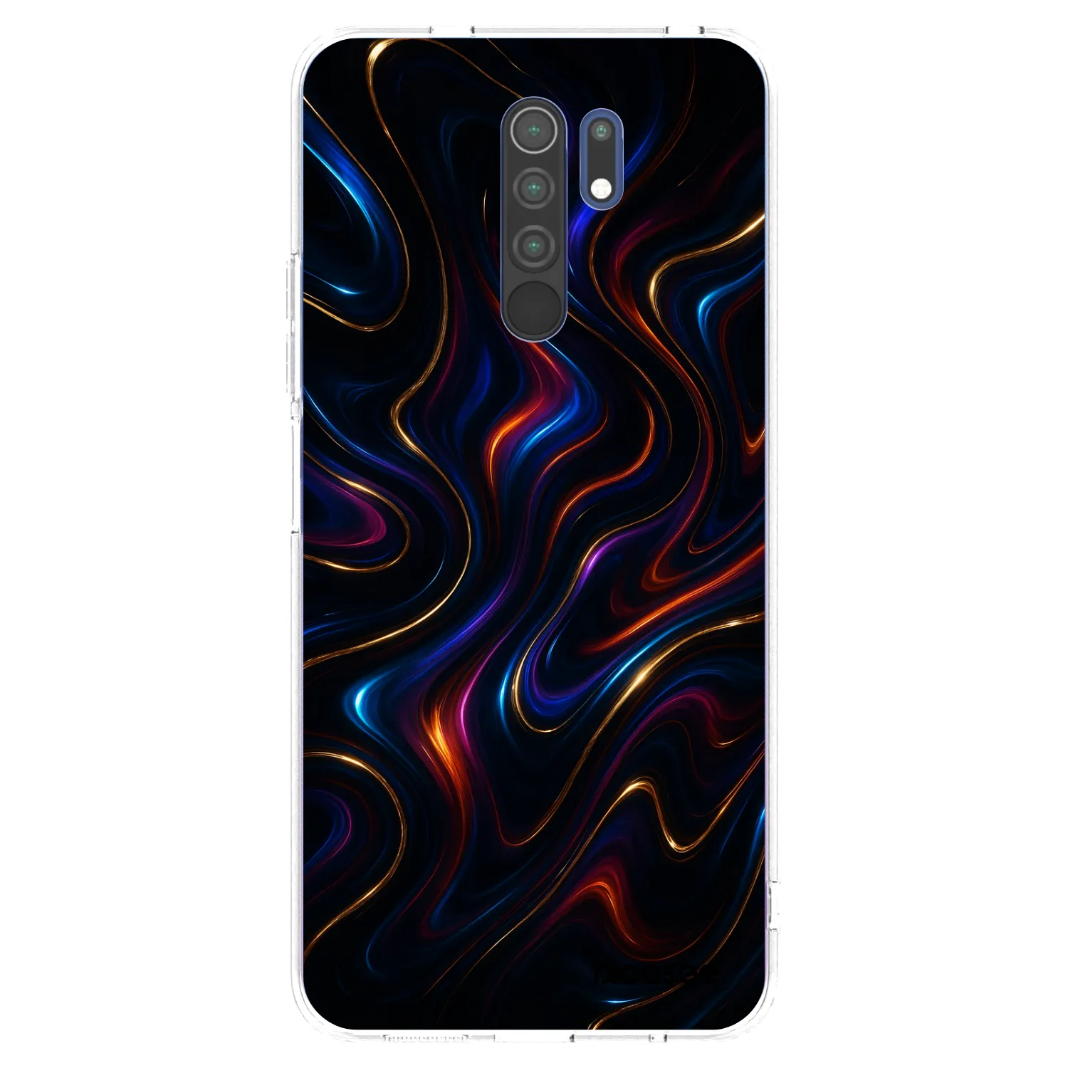Picasee husă transparentă din silicon pentru Xiaomi Redmi 9 - Noir
