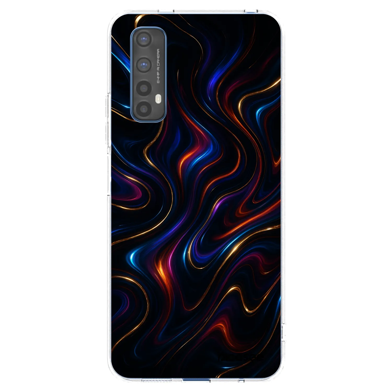 Picasee husă transparentă din silicon pentru Realme 7 - Noir
