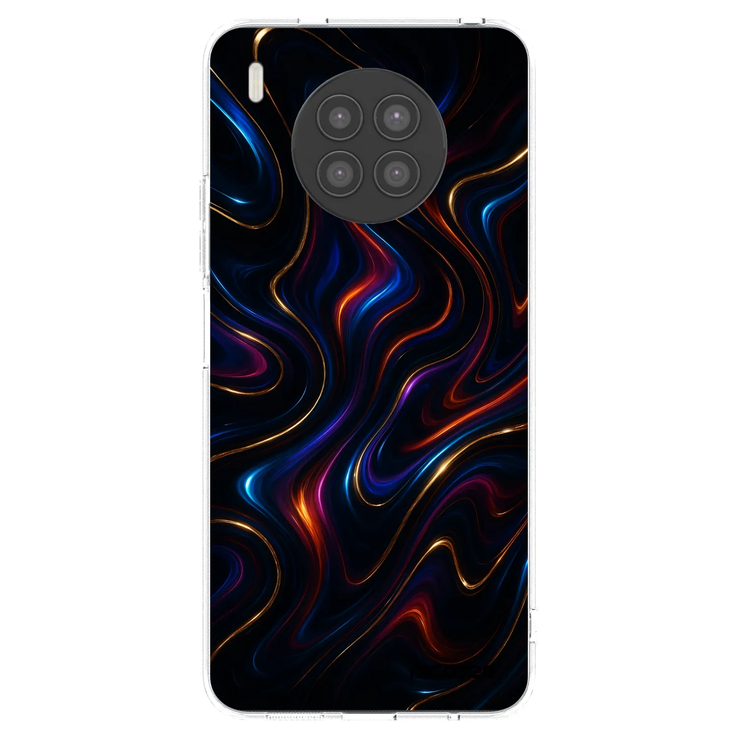 Picasee husă transparentă din silicon pentru Huawei Nova 8i - Noir