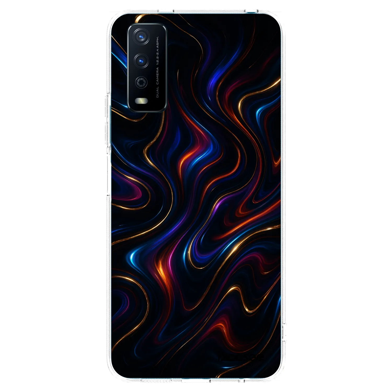 Picasee husă transparentă din silicon pentru Vivo Y11s - Noir