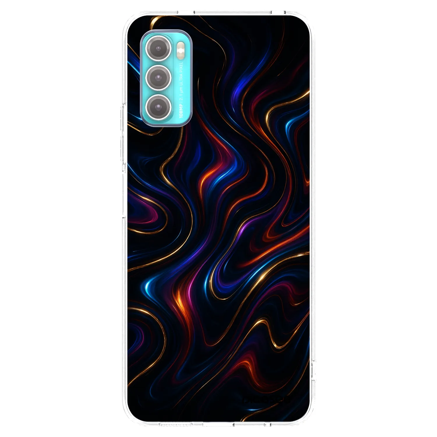 Picasee husă transparentă din silicon pentru Motorola Moto G60 - Noir