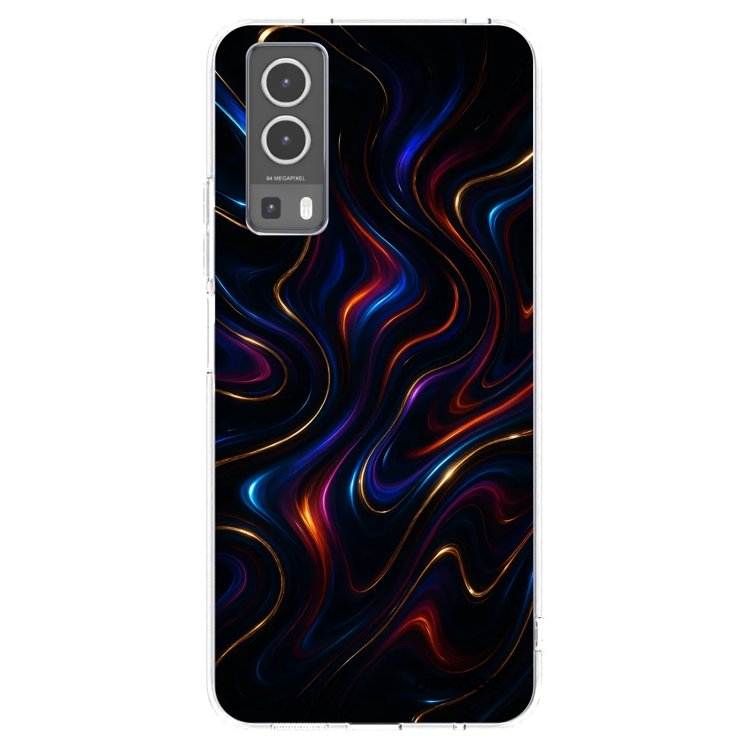 Picasee husă transparentă din silicon pentru Vivo Y72 5G - Noir