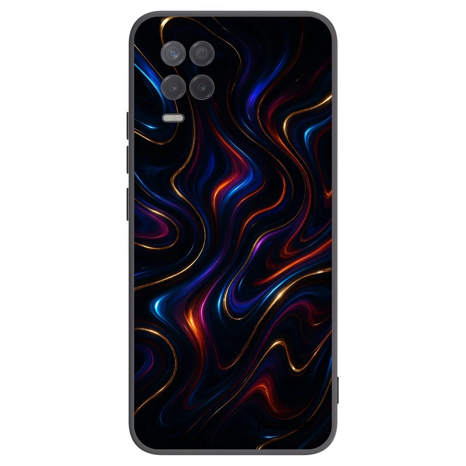 Picasee husă neagră din silicon pentru Realme 8 5G - Noir
