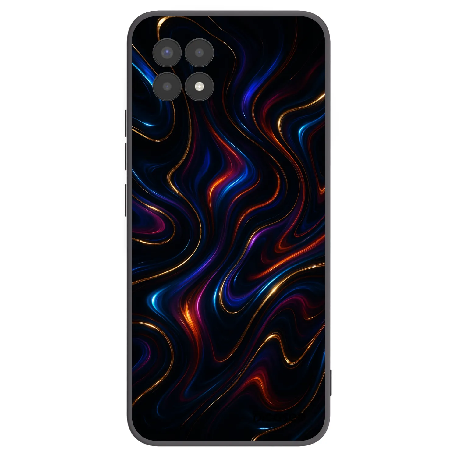 Picasee husă neagră din silicon pentru Realme 8i - Noir