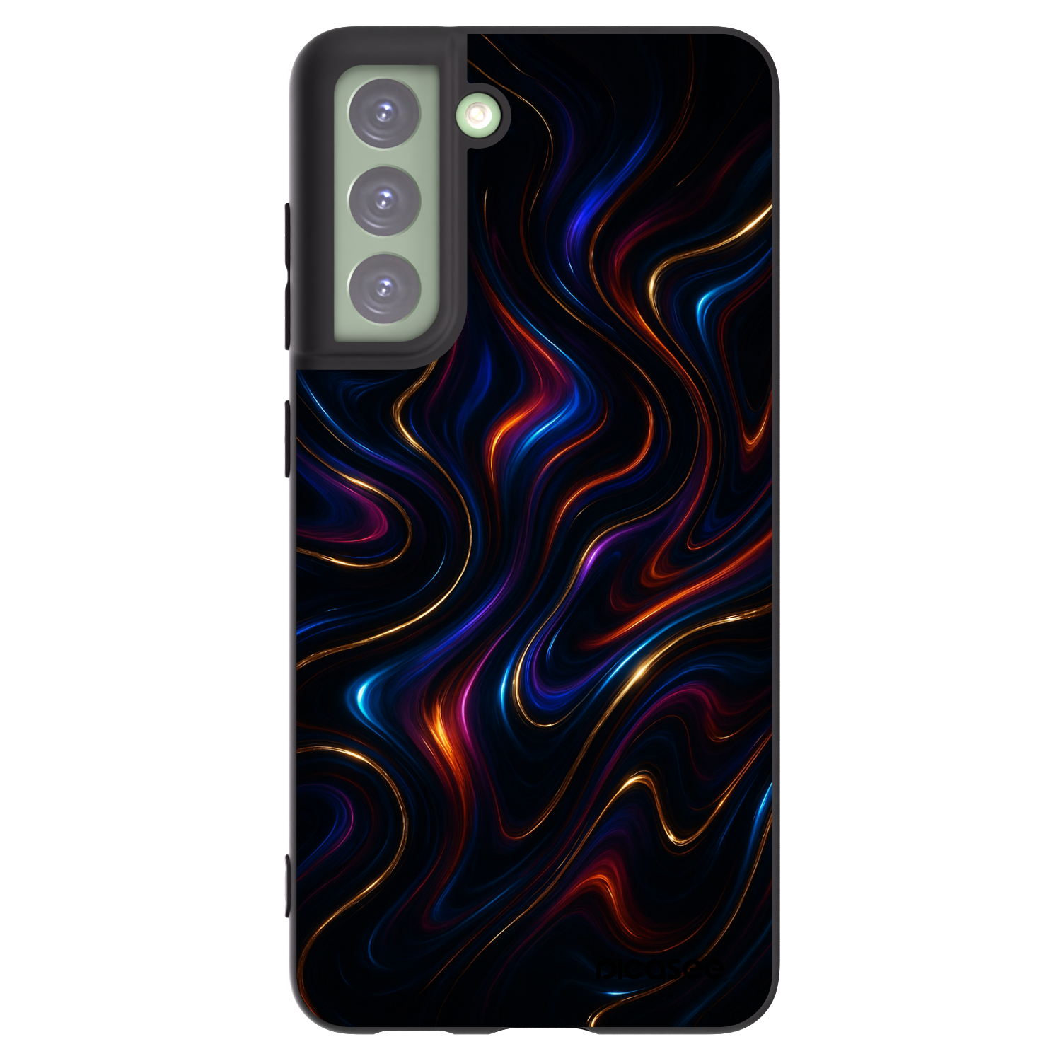 Picasee husă neagră din silicon pentru Samsung Galaxy S21 FE 5G - Noir