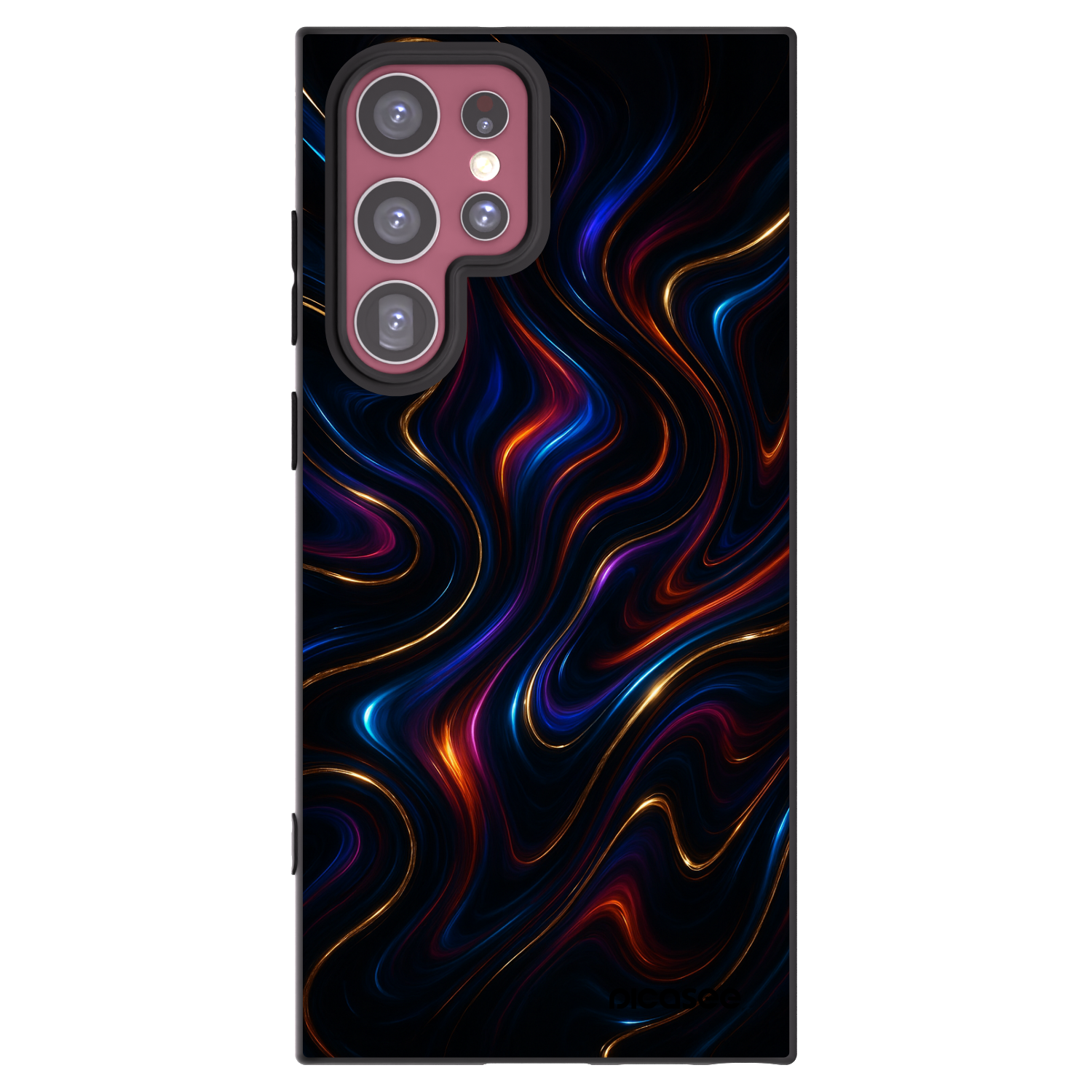Picasee husă neagră din silicon pentru Samsung Galaxy S22 Ultra 5G - Noir