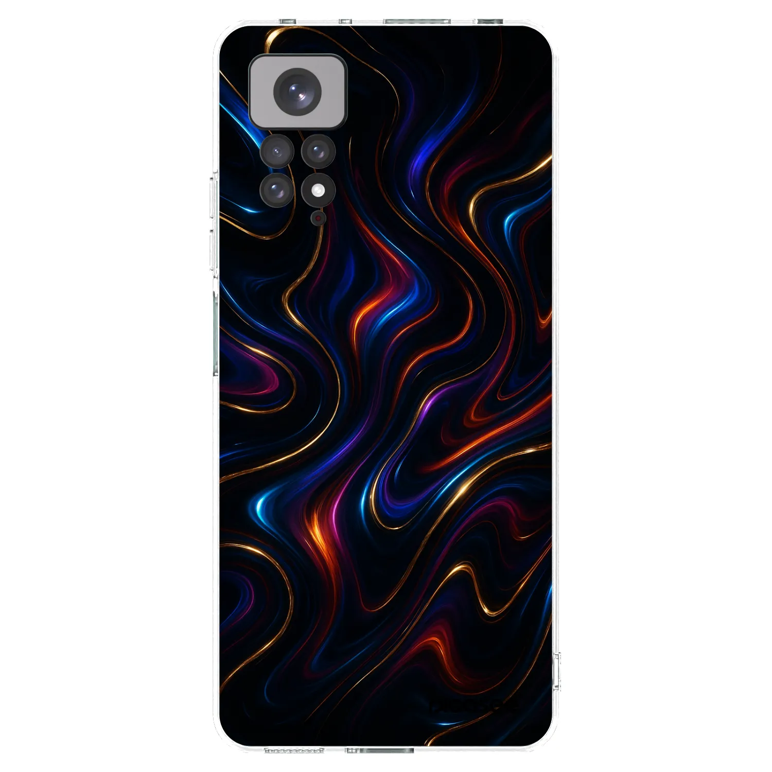 Picasee husă transparentă din silicon pentru Xiaomi Redmi Note 11 - Noir