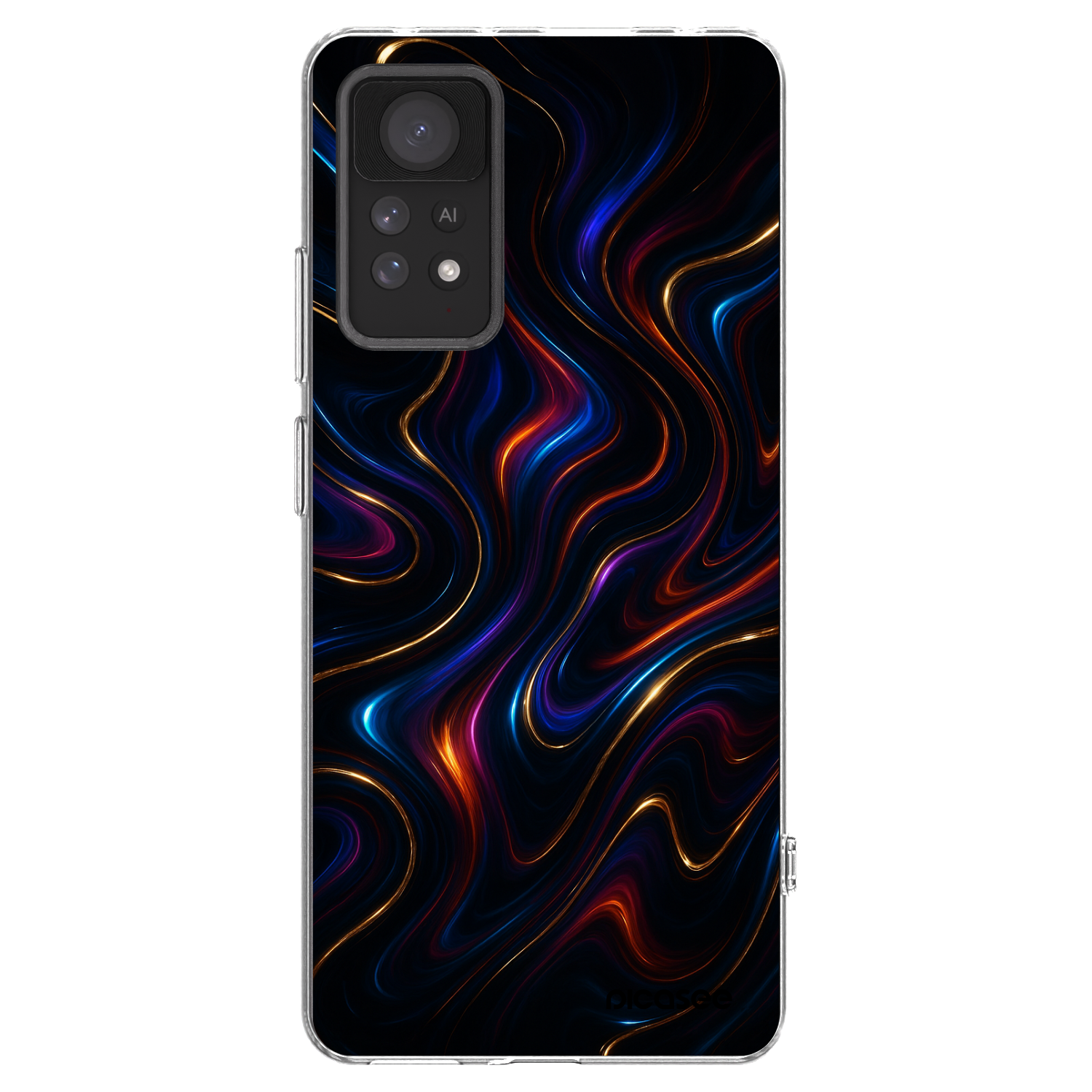 Picasee husă transparentă din silicon pentru Xiaomi Redmi Note 11 Pro 5G - Noir