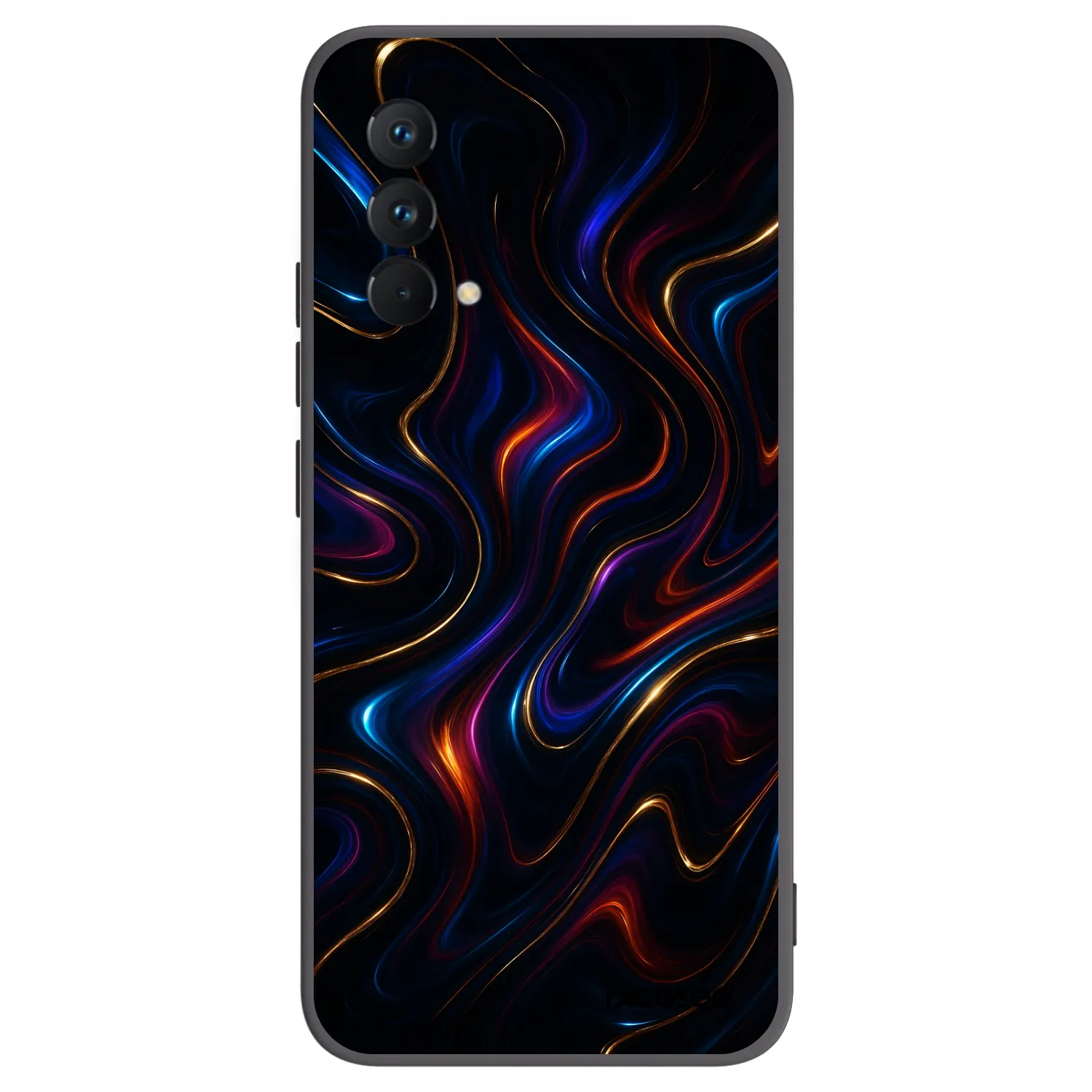 Picasee husă neagră din silicon pentru Realme GT Master Edition 5G - Noir