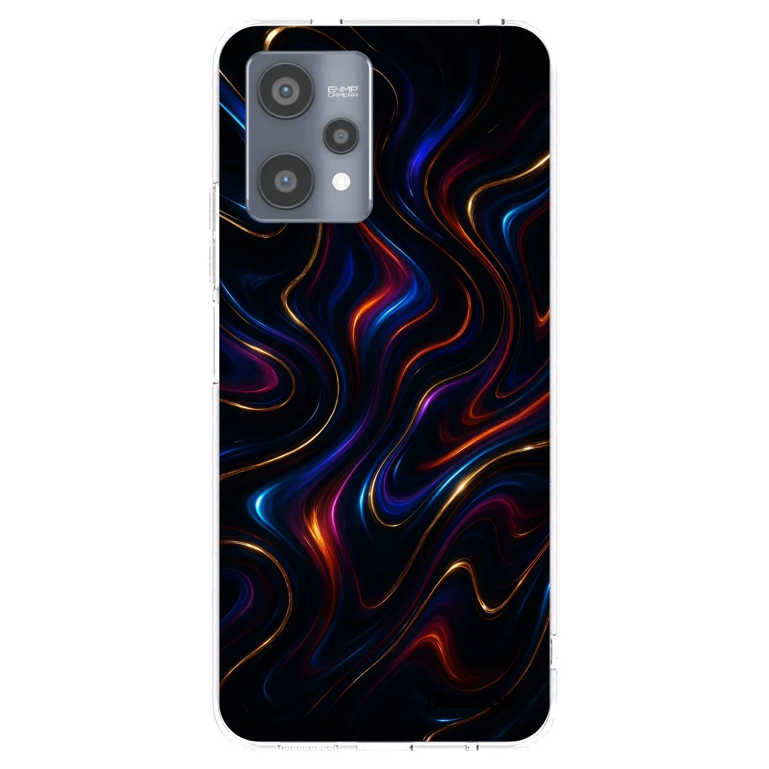 Picasee husă transparentă din silicon pentru Realme 9 Pro 5G - Noir