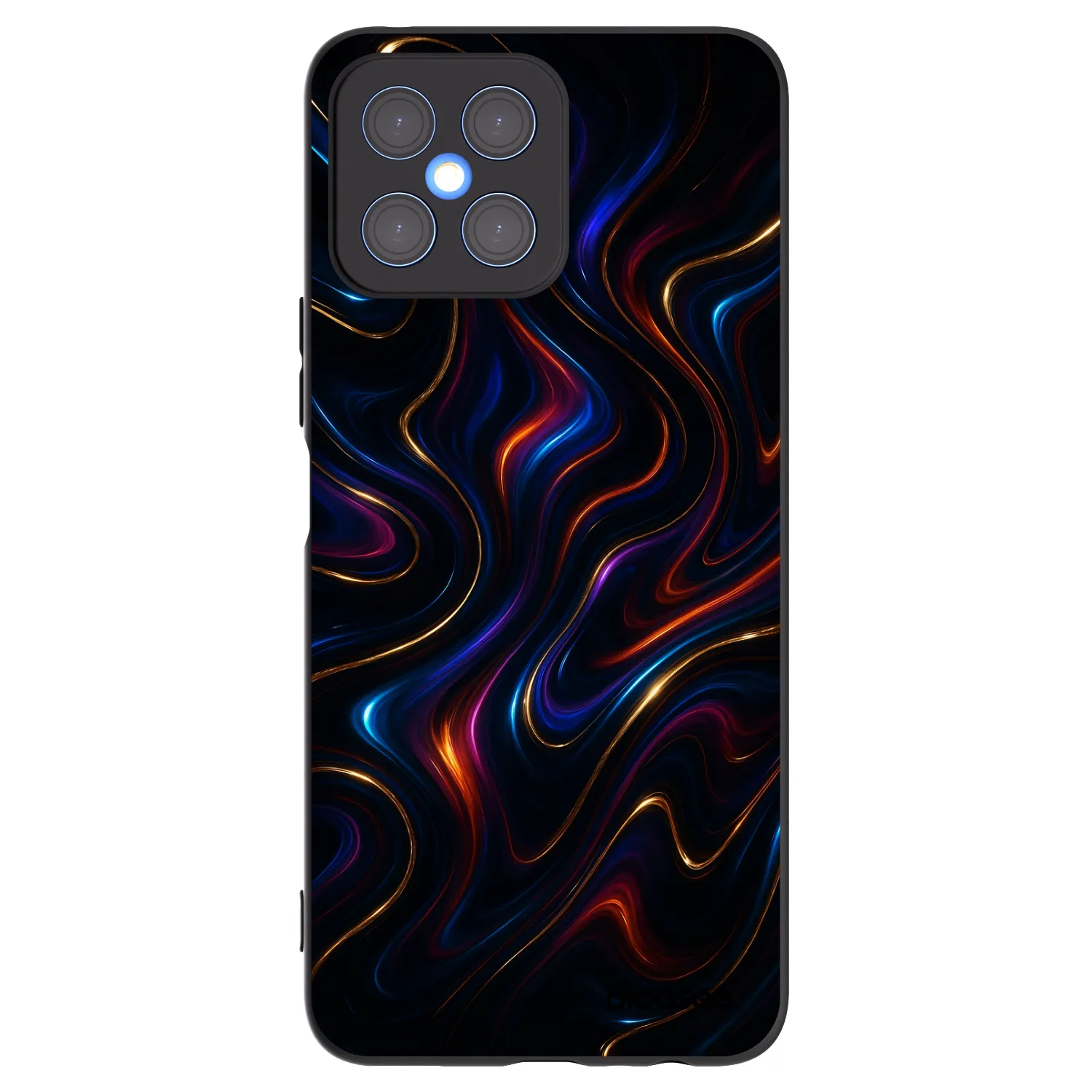 Picasee husă neagră din silicon pentru Honor X8 4G - Noir