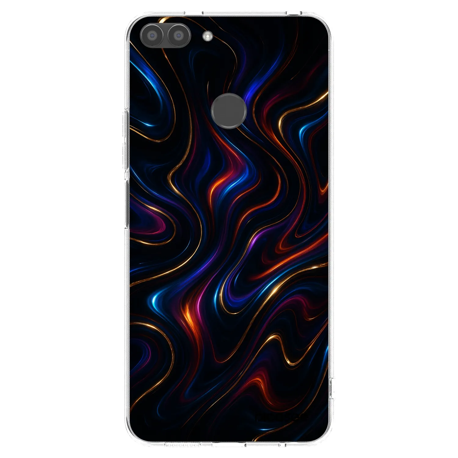 Picasee husă transparentă din silicon pentru Huawei P Smart - Noir