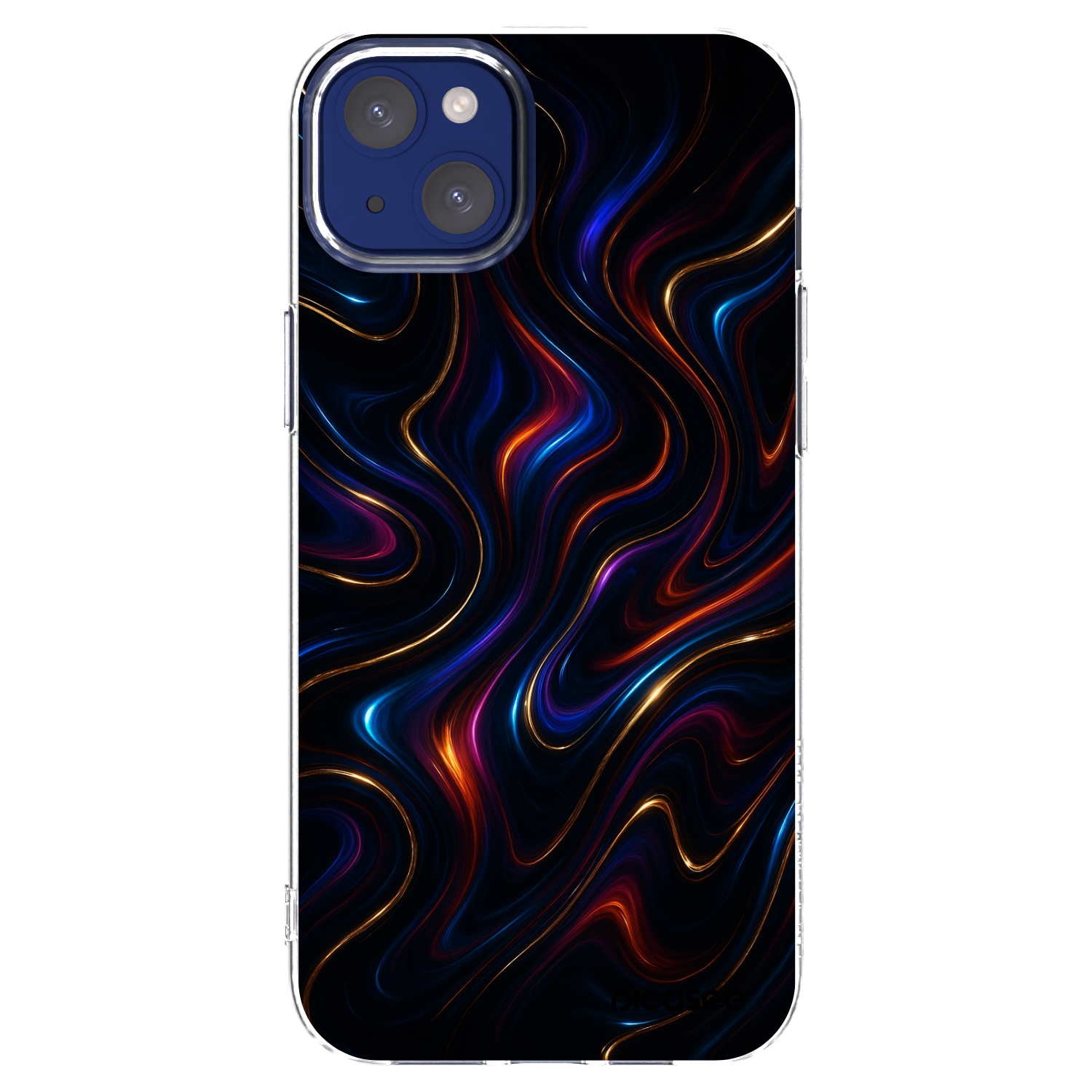 Picasee husă transparentă din silicon pentru Apple iPhone 14 Plus - Noir