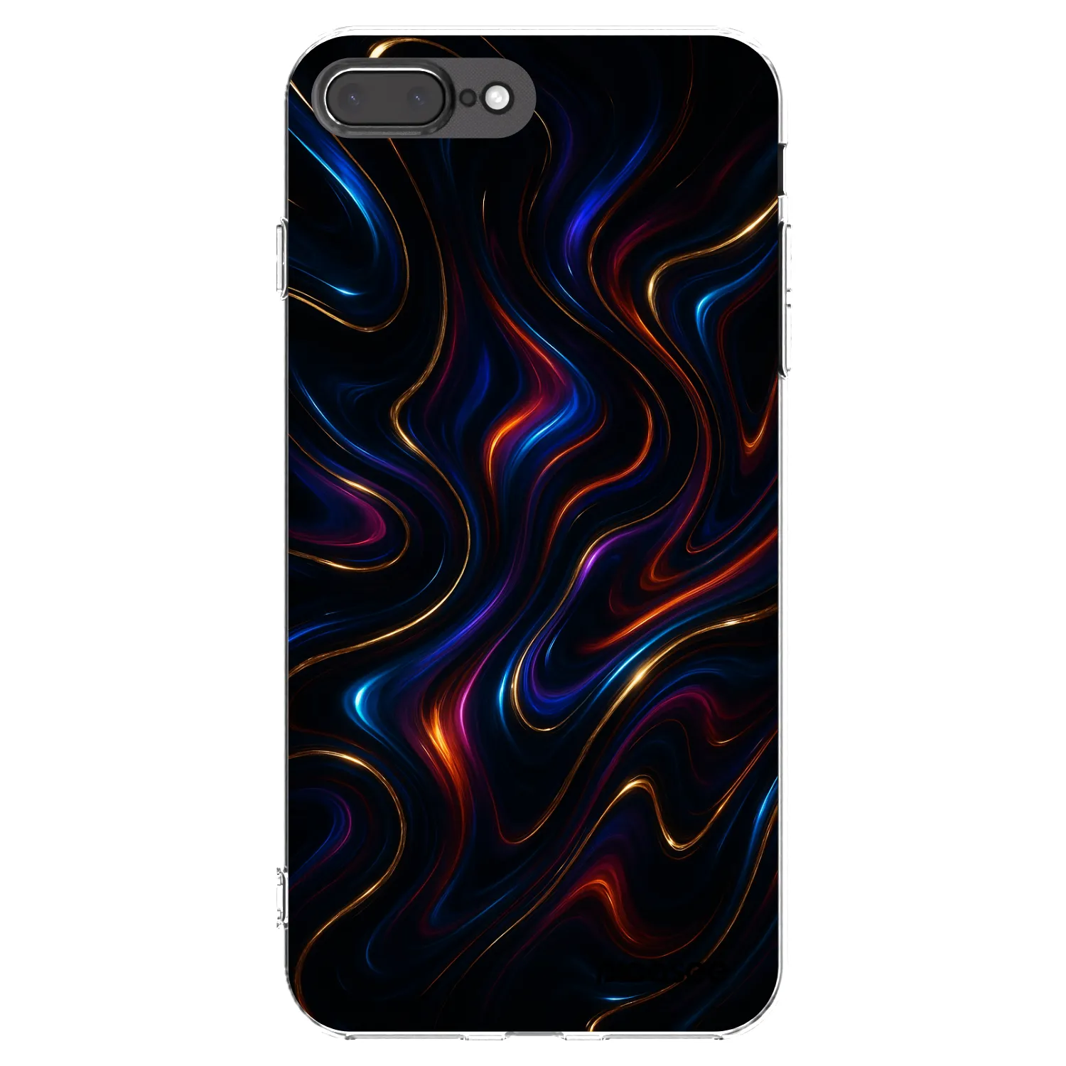 Picasee husă transparentă din silicon pentru Apple iPhone 8 Plus - Noir