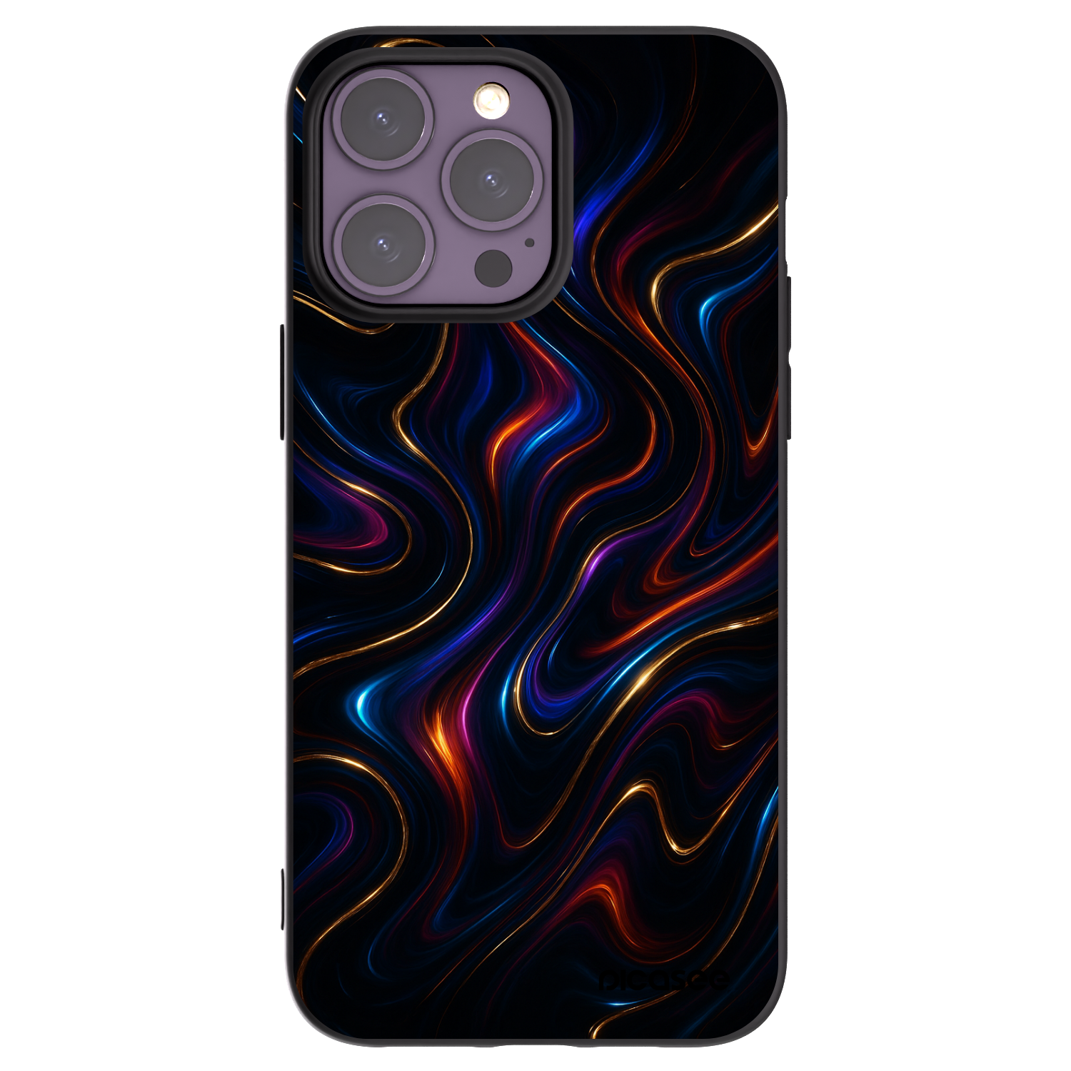 Picasee husă neagră din silicon pentru Apple iPhone 14 Pro Max - Noir