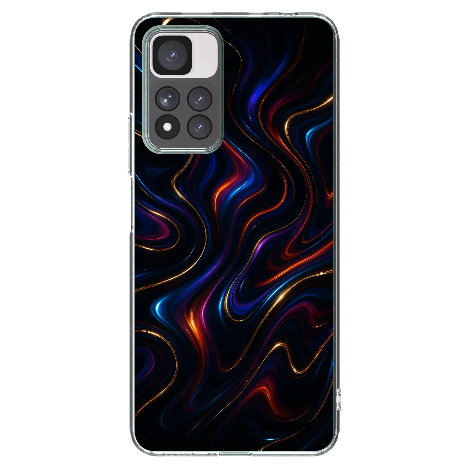 Picasee husă transparentă din silicon pentru Xiaomi Redmi Note 11 Pro+ 5G - Noir