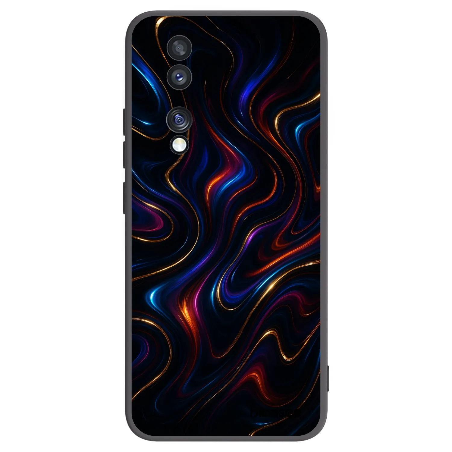 Picasee husă neagră din silicon pentru Honor 70 - Noir